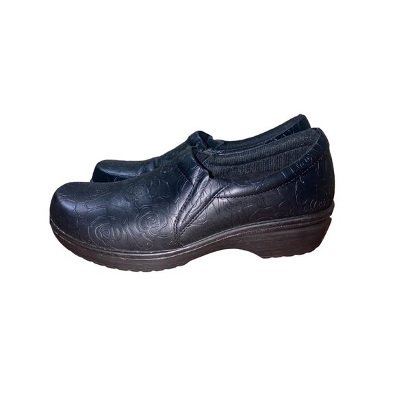 Women’s EASY STREET Slip Resistant Clog Shoes Size 7 M shoes Tiffany BLACK - Picture 16 of 16